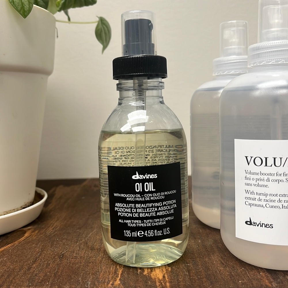 New Davines Oi oil